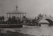 Georg Fritz, No. 161 People On Boat Bridge and Dock